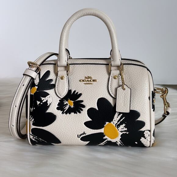Coach Handbags - NWT Coach Mini Rowan Crossbody Bag With Floral Print Bag
